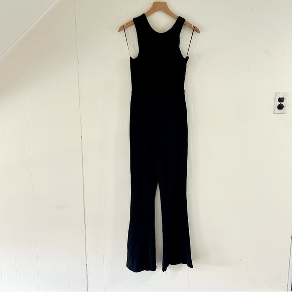 Misha Collection Elosia Crisscross Back Jumpsuit in Black sz 4 - Picture 3 of 6